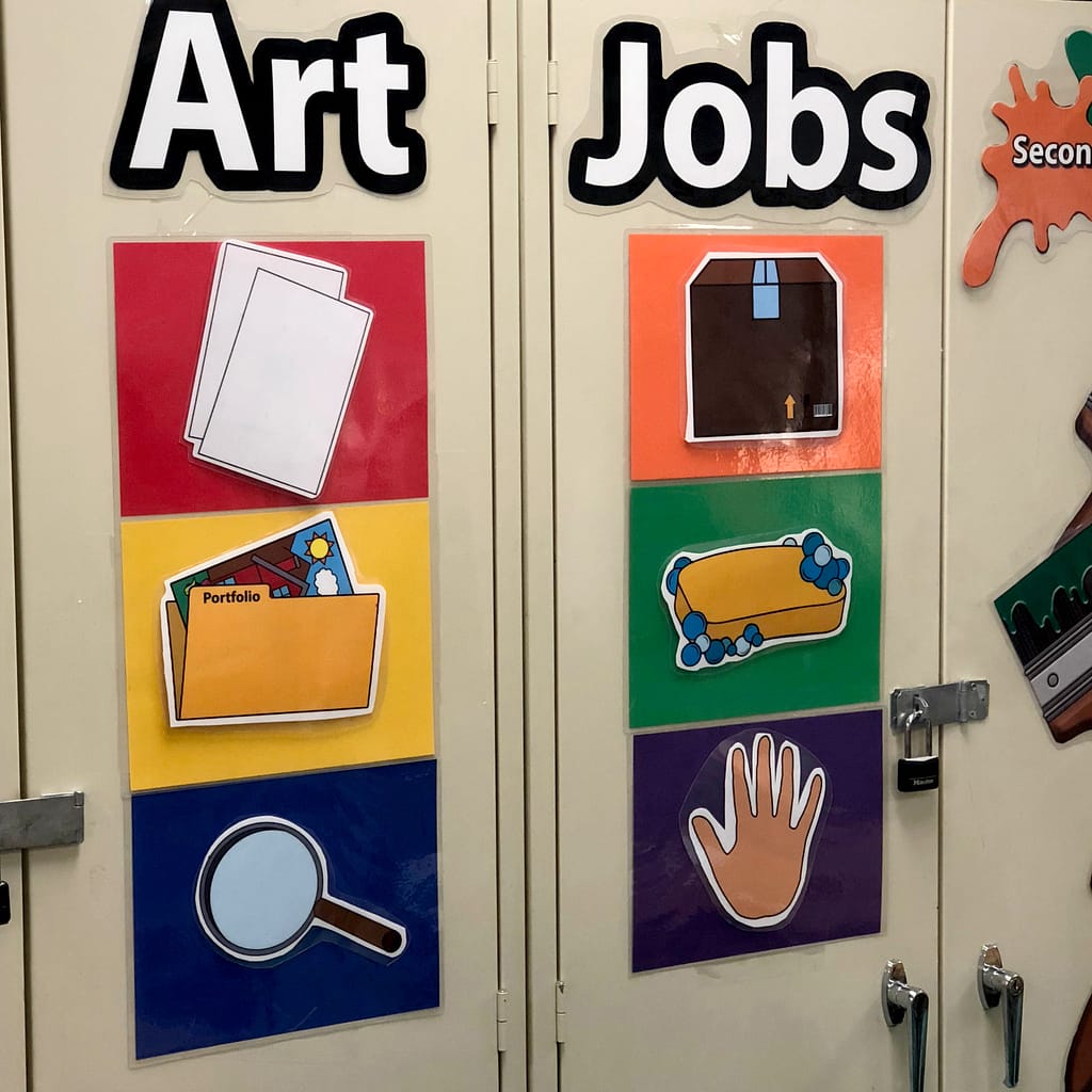 Jobs in the Art room - Elementary Art Resources